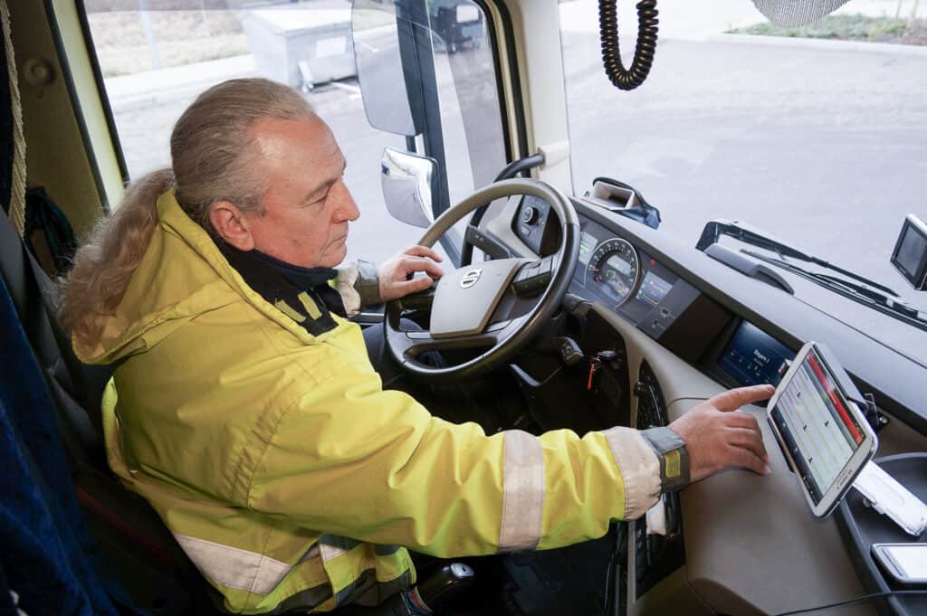 Telematik, Spedition, Lkw-Fahrer, Telematik-App