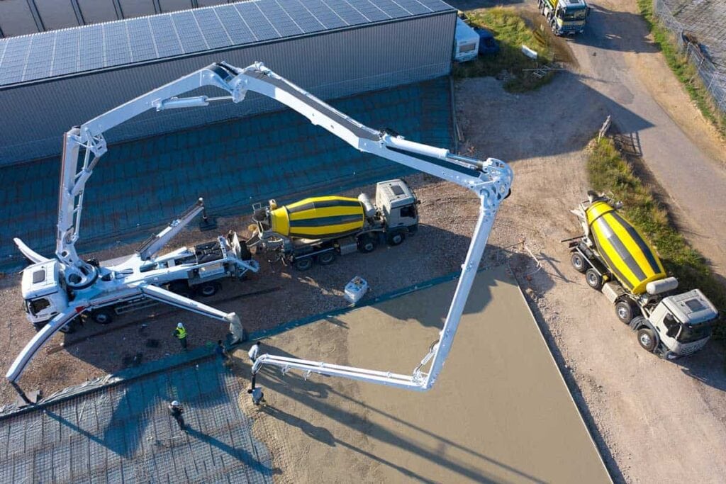 Trendfire Telematik für Betonpumpen und Fahrmischer